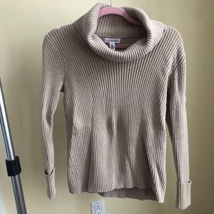 CALVIN KLEIN Sparkly Ribbed Turtleneck